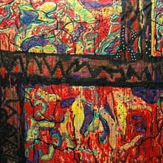 Pacita Abad, Sampaloc walls (1985) by Pacita Abad