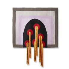 Liz Collins (American), Goodnight Hearth Wall Tapestry (2021) by Liz Collins