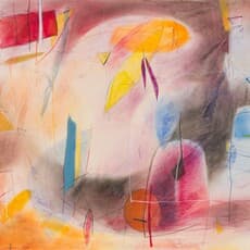 Emmi Whitehorse, Untitled (Pink and Yellow) (1980s) by Emmi Whitehorse