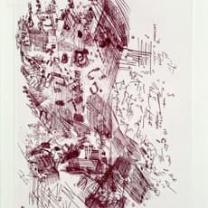 Camille Bryen, Hommage à Hans Arp (1967) by Hans Arp