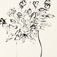 Etel Adnan, Flowers (1996) by Etel Adnan