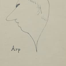 Michel Seuphor, Portrait de Hans Arp by Hans Arp