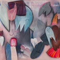 Emmi Whitehorse, Blue Tulip (1988) by Emmi Whitehorse