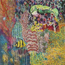 Pacita Abad, Sepoc wall (1985) by Pacita Abad