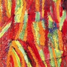 Pacita Abad, Silhouette moving (2000) by Pacita Abad