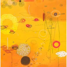 Emmi Whitehorse, Seedpods Floating on Water (2022) by Emmi Whitehorse