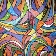 Pacita Abad, Quintana (1987) by Pacita Abad