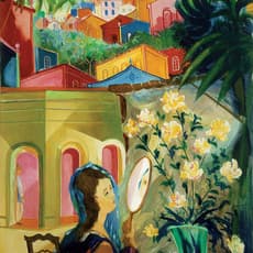 Cícero Dias, Lady at the Mirror (1950's) by Cícero Dias