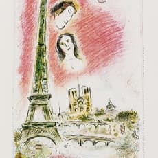 Marc Chagall, Marc Chagall Lithographie I-IV (1960-1974) by Marc Chagall