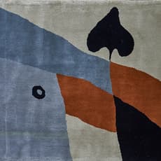 After Hans Arp and Modern Masters Tapestries, Wall-hanging tapestry, "Ace of Spades" (1970s) by Hans Arp