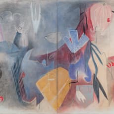 Emmi Whitehorse, #722 “Twin Lakes” (1989) by Emmi Whitehorse