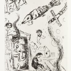 Marc Chagall, Lettre a Marc Chagall III (1969) by Marc Chagall