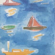 Etel Adnan, Untitled (2001) by Etel Adnan