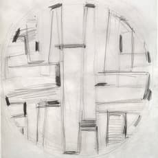 Fritz Glarner, Study for Tondo (1954)