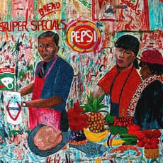 Pacita Abad, Korean shopkeepers (1993) by Pacita Abad