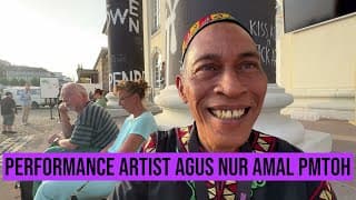 15.06.2022 #Kassel #Documenta #performance artist Agnus Nur Amal #PMTOH #Indonesia #lumbung #Jakarta