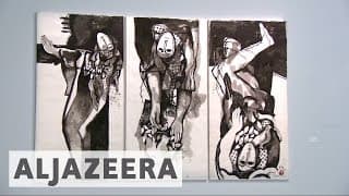 Iraqi artist Dia Azzawi's take on political history of the Arab world