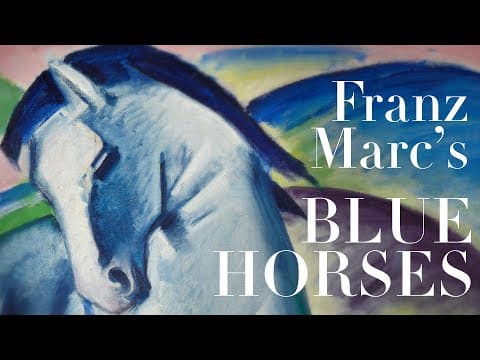 Franz Marc, Blue Horses and Der Blaue Reiter