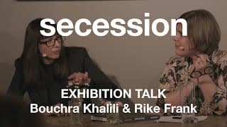 Exhibition talk: Bouchra Khalili and Rike Frank