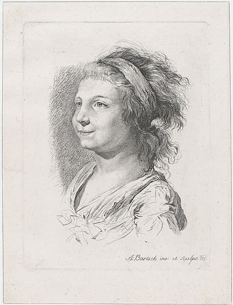 Portrait of Maria Anna Schaubach by Anna Maria Maiolino